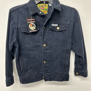 Vintage 80s cropped denim jacket 💙